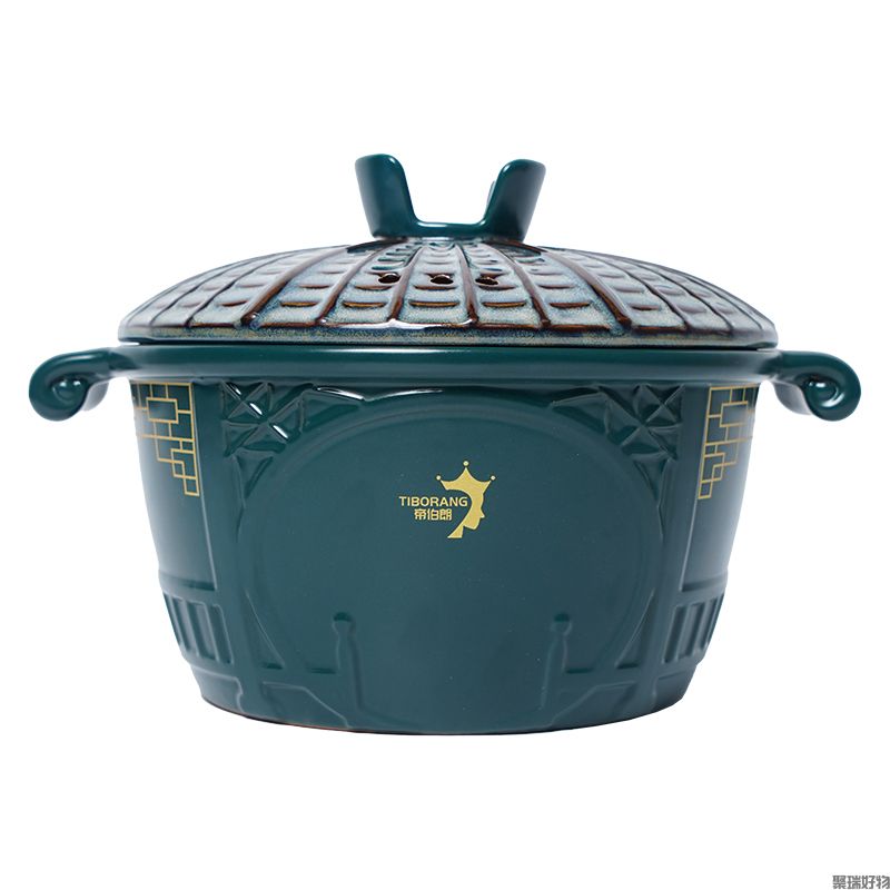 帝伯朗砂锅炖锅陶瓷5D浮雕深炖锅